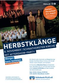 Flyer Konzert Herbstklänge in Schnathorst 8.11.24